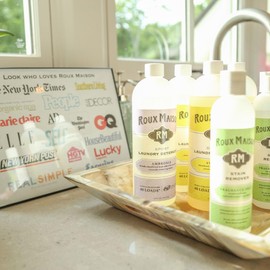 Roux Maison Laundry Detergent with High Efficiency (HE) All Purpose Formula, All Natural Laundry Soap, Up to 40 Machine Loads or 80+ Hand Washes, Delicate Fragrance Free 16oz.