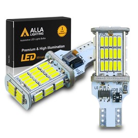 Alla Lighting T10/T15 912 921 W16W LED Reverse Light Bulb, CAN-BUS Error Free 6000K White Back-Up/Trunk/3rd Brake Lights Lamp 922 906 921KX 912K 921LL Upgrade