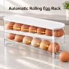 Automatic Rolling Egg Storage Box – Refrigerator Egg Organizer Rack