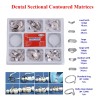 Banda Matriz Dental Contorneadas 100 Pzs Anillos Kit