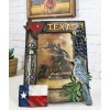 Ebros Gift Rustic Western Patriotic Texas Mockingbird Windmill Bluebonnets Picture
