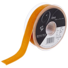 Berisfords Velvet Ribbon, Copper, 5m, 22mm width