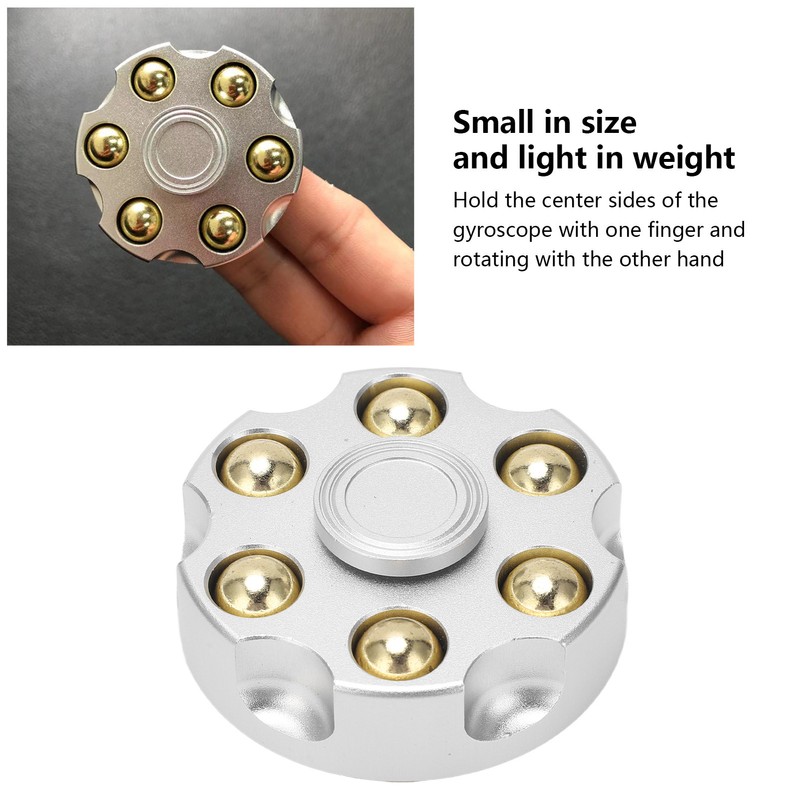 Fingertip Gyroscope Toy Detachable Relieves Stress Metal Rotating Decompression Toy