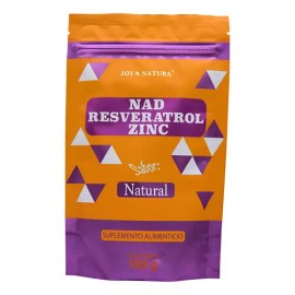 NAD Resveratrol Zinc Joy Natura Polvo para Suplemento Nutricional de 100 g                                                                            