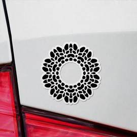 Decal Stickers of Patterns Frame Premium Indoor (No Waterproof) Vinyl Decal Stickers for Laptop Phone Accessory Helmet Car Window Mug Tuber Cup Door Wall Decoration - USCVER3c88812BL0124