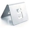 Lacor Tischnummern 6x5 cm 12 Stück, Silber/schwarz, 6x6x7cm