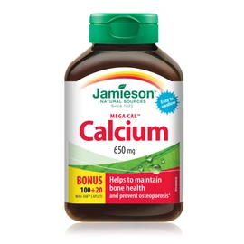 Jamieson Jamieson MegaCal Calcium 650mg 100+20 Tablets