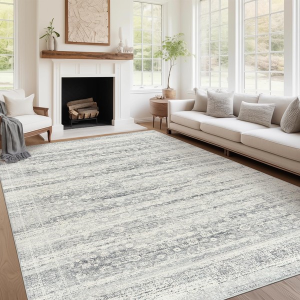8x10 Grey Rugs Brown Grey Area Rug Indoor Accent Rug