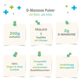 Vitabay D-Mannose Pulver 200 g | Natürlich & ohne Zusätze | Laborgeprüft & hergestellt aus hochwertigen Rohstoffen