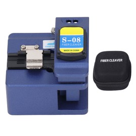 High Accuracy Fiber Cleaver 16 Cutting Points 0.6 Degree Angle Fiber Cutter for 125μm Diameter 0.25mm 0.9mm Fibers Blue