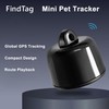 GPS Tracker Cat Dog, Pet Tracking Device for Dogs, Cats,