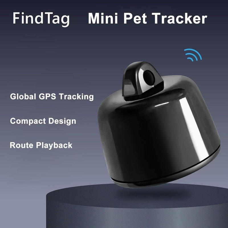 GPS Tracker Cat Dog, Pet Tracking Device for Dogs, Cats,