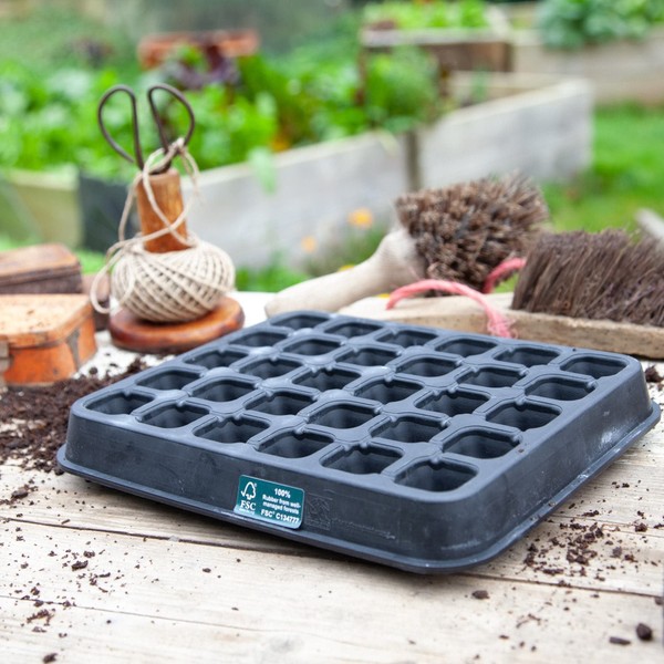Wildlife World Fair Trade Plastic Free Gardening - 30 Cell Natural Rubber Seed Tray