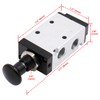 Heschen 4R210-08 Metal Hand Valve 5-Way 2-Position 1/4 PT Aluminium