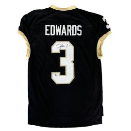 DYLAN EDWARDS COLORADO BUFFALOES AUTOGRAPHED SIGNED GAME-CUT JERSEY BECKETT COA