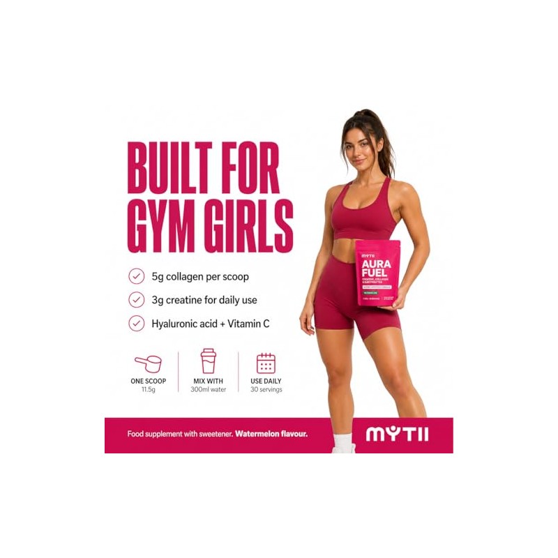 Aura Fuel | 3-in-1 Creatine, Collagen & Electrolytes Powder |