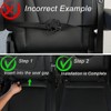 GMQ Back Seat Car Organizer 1 Pack,Backseat Organizer with Tray,Multifunctional