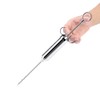 Stainless Steel BBQ Meat Marinade Injector Turkey 3 Seasoning Flavor