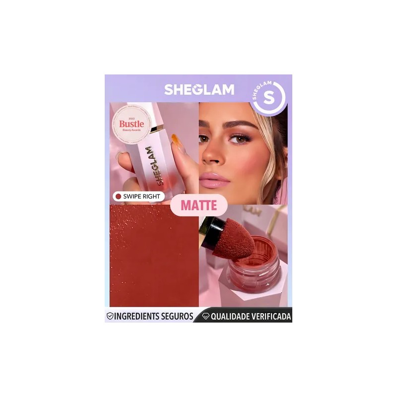 Blush Liquido Sheglam Diferentes Tonos Tono del maquillaje Swipe right