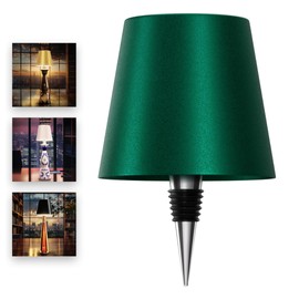 PRIDOLA Wireless Bottle Lamp for Any Type of Bottle - LED Bottle Lamp for Indoor & Outdoor - 100% Waterproof - 3000K Warm Light - Wireless & Rechargeable, Unique and Beautiful Design (Green)