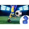 QUICKFLX Shin Pads (Blue) with Adjustable Belt - High Performance