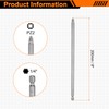 QUARKZMAN Pack of 2 PZ2 Screwdriver Bit 1/4 Inch Hex