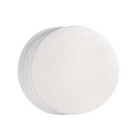 Nikou Pack of 100 Non-Stick Round Grill Paper, Baking Paper, Parchment Paper, Cheese Paper, Baking Trays, Grill Trays, Foil Paper for Grill Line, Hot Air Fryer, 26 x 26 cm