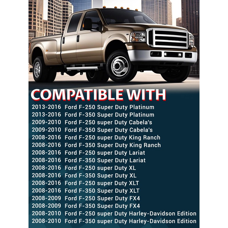 KF04060BK Body Mount Bushing kits Compatible with 2008-2016 F250 F350
