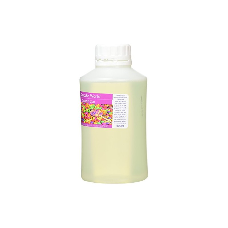 Cupcake World Coconut Ice Intense Food Flavouring, 500 ml