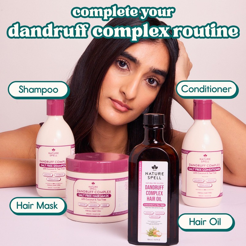 Nature Spell Dandruff Complex Hair Mask, Vegan, 400ml