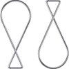 Ceiling Hook Clips,100Pcs Drop Ceiling Hanger Hooks,Ceiling Tile Hooks T-bar
