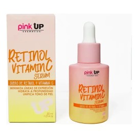 Pink Up, Suero Retinol Y Vitamina C, Reduce Y Evita Manchas Momento de aplicación Día/Noche Tipo de piel Todo tipo de piel