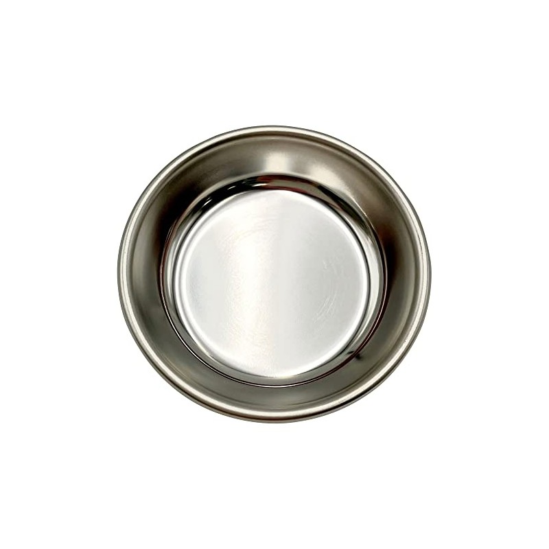 Sundiamond Stainless Steel Round Plate, Shallow Type, 1.6 inches (40