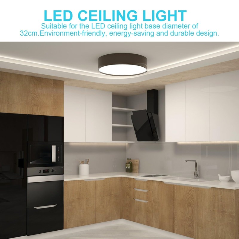 Uonlytech SMD 5730 30-Led Magnetic Circular Led Ceiling Light Panel