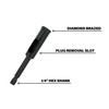 Sabre Tools 1/2 Inch Diamond Hole Saw, Hex Shank, One