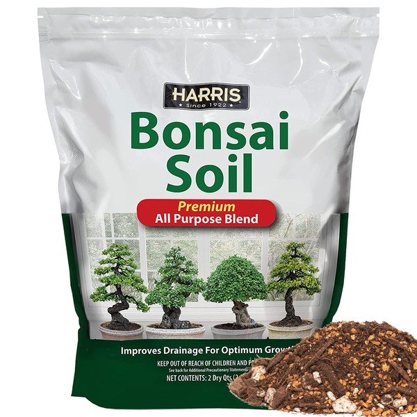Harris Bonsai Soil, All Purpose Premium Blend for Outstanding Growth,