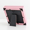PLUSCHEN 5X5 Pink Picture Frame Resin Shadow Box Photo Frame