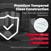 OKQX 2-Pack Sandblasting Hood Replacement Lens - 4mm Tempered Glass