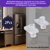 MCR620965 Refrigerator Vegetable Tray Crisper Drawer Wheel Mount Compatible With