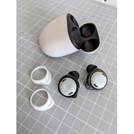 Wings for Pixel Buds Pro | 1x Pair | Secure In-Ear Fitting for Google Earphones (Black)