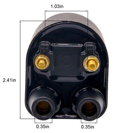 166-0820 Ignition Coil for Onan 166-0820 Ignition Coil, Fit Onan Ignition Coil Points Model 541-0522 166-0772 166-0804 166-0648 Engine He166-0761 He541-0522 Generator Carburetor