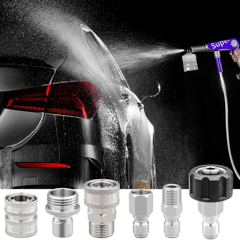 10 Pack Pressure Washer Adapter Set Quick Release Connect Fitting