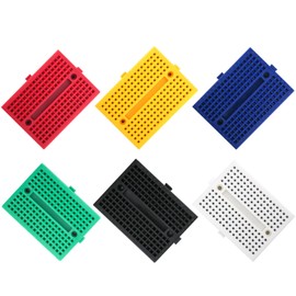 ELEGOO 170 Tie Point Mini Breadboard for Arduino, 6PCS
