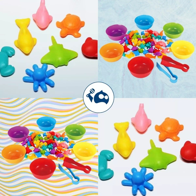 Bluelander Mayoreo 2 Kits Juguete Didáctico Niños Cognitivo Educativo
