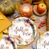 HAKOTI Fall in Love Party Decorations 48Pcs Fall Paper Plates