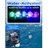 BLUEWING 2pcs Club Deep Drop Light Diamond Fishing Lamp 3X-5X