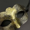 Generic Janylin Vintage Masquerade Mask Women Roman Soldier Mask Venetian