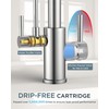 FORIOUS Kitchen Faucet with Purfied Water Filter, 2 in 1