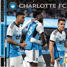 TURNER SPORTS Charlotte FC 2025 12x12 Team Wall Calendar (25998012201)