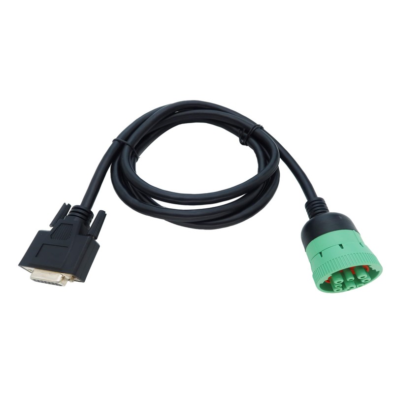Type2 Green 9Pin J1939 to DB15 ELD Cable for Fleet